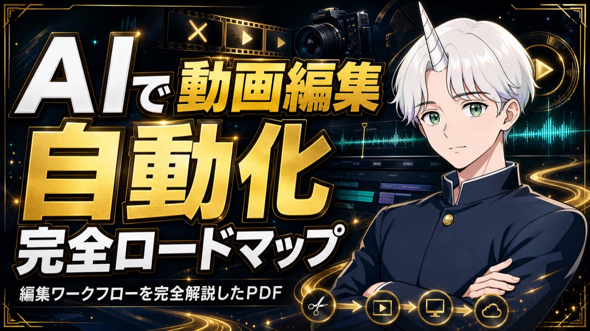 AIで動画編集自動化 完全ロードマップ